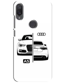 Чехол для Xiaomi Mi Play с картинкой «Audi — контрастный дизайн» Чехол для Xiaomi Mi Play с картинкой «Audi — контрастный дизайн»