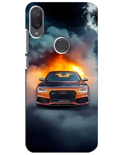 Чехол для Xiaomi Mi Play с картинкой «Audi в огненном дыму» Чехол для Xiaomi Mi Play с картинкой «Audi в огненном дыму»