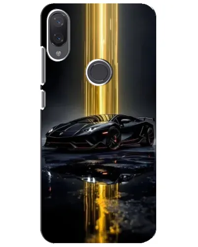 Чехол для Xiaomi Mi Play с картинкой «Ночной Lamborghini драйв»