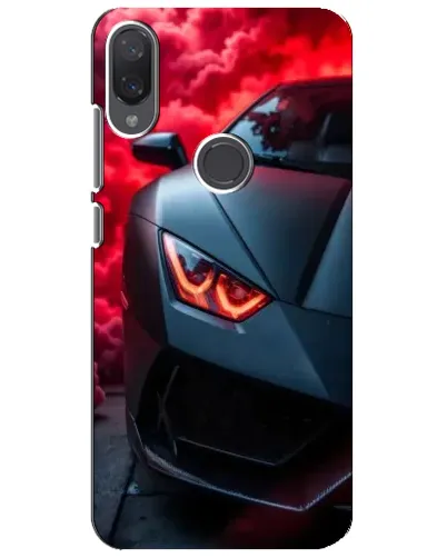 Чехол для Xiaomi Mi Play с картинкой «Lamborghini красное сияние»