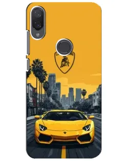Чехол для Xiaomi Mi Play с картинкой «Желтый Lamborghini город» Чехол для Xiaomi Mi Play с картинкой «Желтый Lamborghini город»