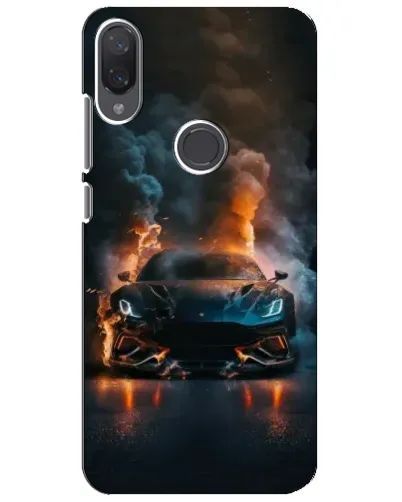 Чехол для Xiaomi Mi Play с картинкой «Lamborghini дымная эстетика»