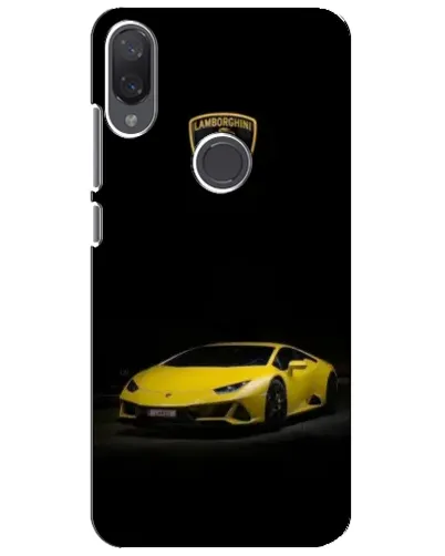 Чехол для Xiaomi Mi Play с картинкой «Lamborghini желтый акцент»