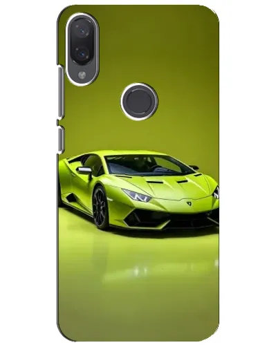 Чехол для Xiaomi Mi Play с картинкой «Салатовый Lamborghini Huracan»