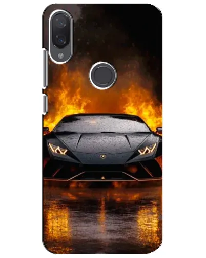 Чехол для Xiaomi Mi Play с картинкой «Lamborghini в огне»