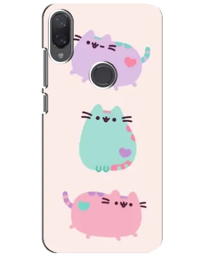 Чехол для Xiaomi Mi Play с картинкой «Pusheen трио» Чехол для Xiaomi Mi Play с картинкой «Pusheen трио»