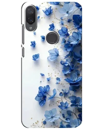 Чехол для Xiaomi Mi Play с картинкой «Голубой цветочный каскад» Чехол для Xiaomi Mi Play с картинкой «Голубой цветочный каскад»