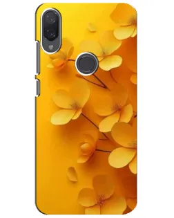 Чехол для Xiaomi Mi Play с картинкой «Золотые лепестки»