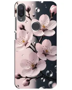 Чехол для Xiaomi Mi Play с картинкой «Нежная сакура и капли»