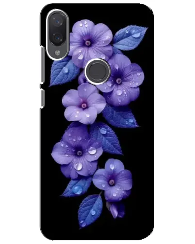 Чехол для Xiaomi Mi Play с картинкой «Фиолетовые цветы с росою» Чехол для Xiaomi Mi Play с картинкой «Фиолетовые цветы с росою»
