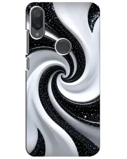 Чехол для Xiaomi Mi Play с картинкой «Черно-белая спираль» Чехол для Xiaomi Mi Play с картинкой «Черно-белая спираль»
