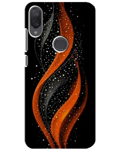 Чехол для Xiaomi Mi Play с картинкой «Огненная звездная волна»