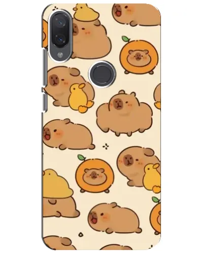 Чехол для Xiaomi Mi Play с картинкой «Капибары с апельсинами»