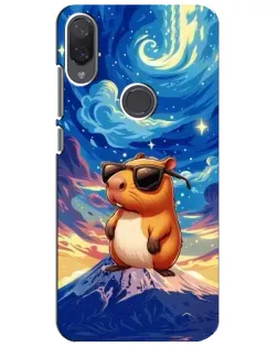 Чехол для Xiaomi Mi Play с картинкой «Капибара Ван Гога»