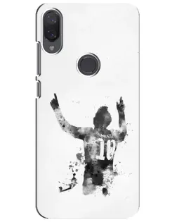 Чехол для Xiaomi Mi Play с картинкой «Черно-белый силуэт Месси» Чехол для Xiaomi Mi Play с картинкой «Черно-белый силуэт Месси»