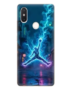Чехол для Xiaomi Mi 8 SE с картинкой «Jordan Gold Jumpman»