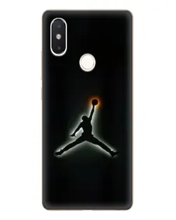 Чехол для Xiaomi Mi 8 SE с картинкой «Jordan Gradient Logo»