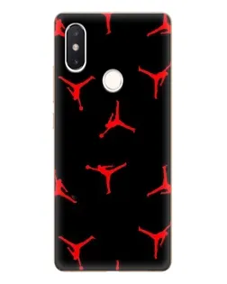 Чехол для Xiaomi Mi 8 SE с картинкой «Jordan Red Pattern»