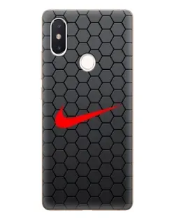 Чехол для Xiaomi Mi 8 SE с картинкой «Nike — карбоновая сетка»