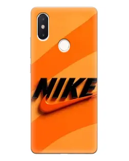 Чехол для Xiaomi Mi 8 SE с картинкой «Оранжевый драйв Nike»