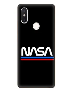 Чехол для Xiaomi Mi 8 SE с картинкой «NASA — классика Red Blue»