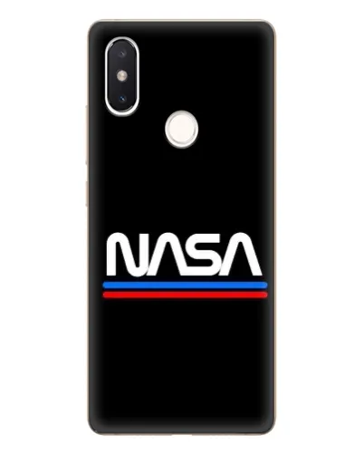 Чехол для Xiaomi Mi 8 SE с картинкой «NASA — классика Red Blue»