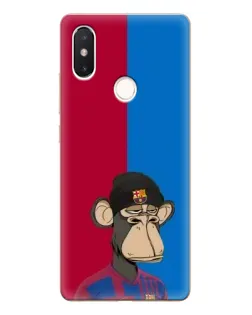 Чехол для Xiaomi Mi 8 SE с картинкой «Bored Ape — фанат Барсы» Чехол для Xiaomi Mi 8 SE с картинкой «Bored Ape — фанат Барсы»