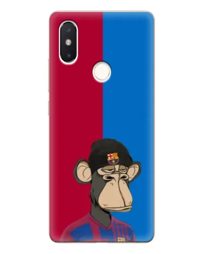 Чехол для Xiaomi Mi 8 SE с картинкой «Bored Ape — фанат Барсы»