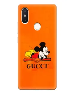 Чехол для Xiaomi Mi 8 SE с картинкой «Микки Маус Gucci — оранж» Чехол для Xiaomi Mi 8 SE с картинкой «Микки Маус Gucci — оранж»