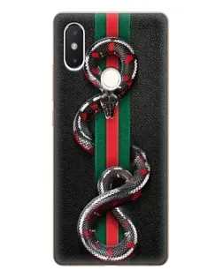 Чехол для Xiaomi Mi 8 SE с картинкой «Gucci — змея на полосе» Чехол для Xiaomi Mi 8 SE с картинкой «Gucci — змея на полосе»