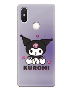 Чохол для Xiaomi Mi 8 SE з картинкою «Kuromi — фіолетовий арт»