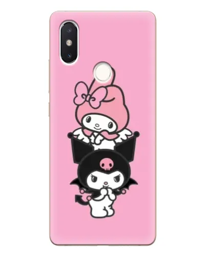 Чехол для Xiaomi Mi 8 SE с картинкой «My Melody и Kuromi» Чехол для Xiaomi Mi 8 SE с картинкой «My Melody и Kuromi»