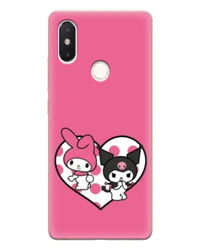 Чехол для Xiaomi Mi 8 SE с картинкой «Kuromi и My Melody» Чехол для Xiaomi Mi 8 SE с картинкой «Kuromi и My Melody»