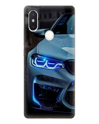 Чехол для Xiaomi Mi 8 SE с картинкой «Взгляд BMW с синими фарами»