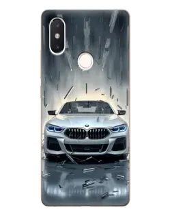 Чехол для Xiaomi Mi 8 SE с картинкой «BMW в свете фар»