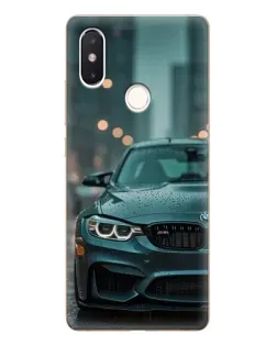 Чехол для Xiaomi Mi 8 SE с картинкой «BMW в огнях города»
