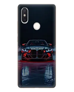 Чехол для Xiaomi Mi 8 SE с картинкой «BMW на мокрой дороге»