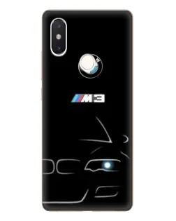 Чехол для Xiaomi Mi 8 SE с картинкой «Минималистичный принт BMW M3»