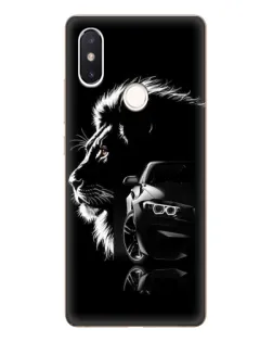 Чехол для Xiaomi Mi 8 SE с картинкой «BMW и лев»