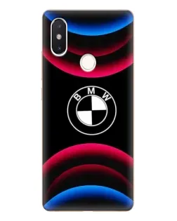 Чехол для Xiaomi Mi 8 SE с картинкой «Логотип BMW и неоновые дуги»