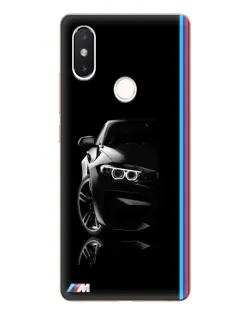 Чехол для Xiaomi Mi 8 SE с картинкой «Силуэт BMW в темноте»