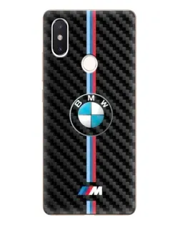 Чехол для Xiaomi Mi 8 SE с картинкой «Эмблема BMW и карбон»