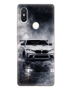 Чехол для Xiaomi Mi 8 SE с картинкой «BMW сквозь туман»