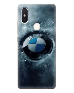 Чехол для Xiaomi Mi 8 SE с картинкой «Логотип BMW — лед»