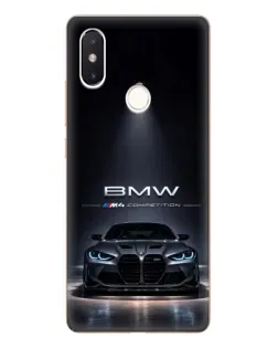Чехол для Xiaomi Mi 8 SE с картинкой «BMW сквозь ночной город»
