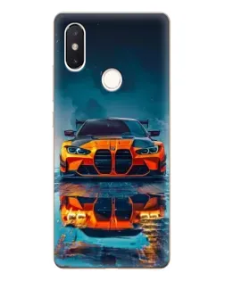 Чехол для Xiaomi Mi 8 SE с картинкой «BMW — золотая эмблема»