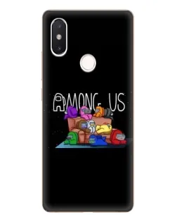 Чехол для Xiaomi Mi 8 SE с картинкой «Логотип Among Us»