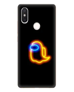 Чехол для Xiaomi Mi 8 SE с картинкой «Among Us неоновое сияние»