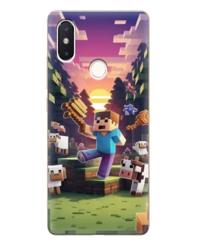 Чехол для Xiaomi Mi 8 SE с картинкой «Стив на ферме» Чехол для Xiaomi Mi 8 SE с картинкой «Стив на ферме»