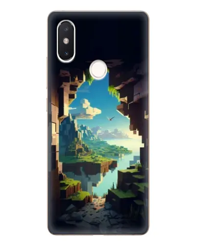 Чехол для Xiaomi Mi 8 SE с картинкой «Вид из пещеры» Чехол для Xiaomi Mi 8 SE с картинкой «Вид из пещеры»